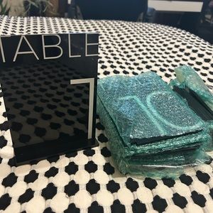 Wedding Accessories- card box, table numbers, signage